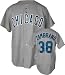 Carlos Zambrano Majestic MLB Road Grey Replica Chicago Cubs Jersey