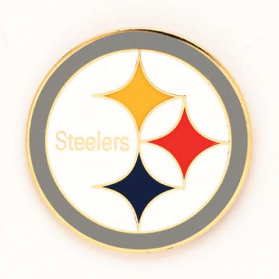 Pittsburgh Steelers Cloisonne Pin w/Jewelry Card