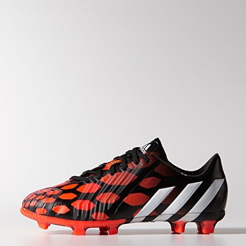 Adidas Predator Instinct Junior Firm Ground Cleats [CBLACK/CWHITE/SOLRED] (2.5)