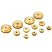 12 Brass German Wall Clock Nuts Clockmaker Repair Parts