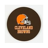 CLEVELAND BROWNS SET OF 4 COASTERS BRAND NEW WITH ORANGE OUTLINE
