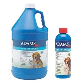 Adams Plus Flea and Tick Shampoo with IGR for Cats and Dogs, 12 oz by 