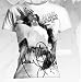 Michael Jackson - Screen Explode Big Print Juniors Babydoll T-Shirt