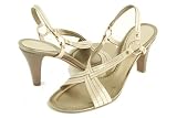 COLE HAAN Women's Beige Leather Slingback Strappy Comfort Sandals - 10 M US