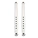 Aluminum Front/Rear Lower Suspension Link Rod Linkage for AXIAL SCX10 Electric 4WD Silver Set of 4