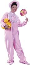 Funny Adult Women's Pink Baby Girl Costume