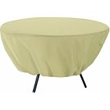 Outdoor Patio Classic Accessories Beige Table Cover