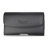 Leather Pouch Protective Carrying Cell Phone Case for HTC HD7 HD2 (T-mobile) / HTC Surround AT&T EVO 4G / HTC Desire / LG Quantum AT&T / Samsung Transform Sprint Fascinate Captivate (Galaxy S) (I9000) / Vibrant (Galaxy S) Android / Motorola Droid Pro Verizon – BLACK T959