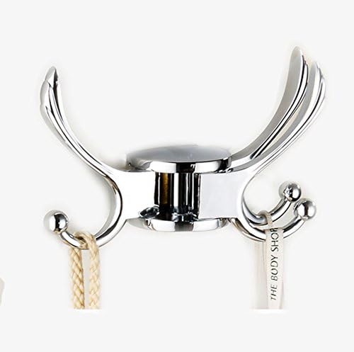 ORAN Wall Mounted Swivel Hook Heavy Duty Folding Coat Hook Three Towel/Clothes Hanger for Bathroom Kitchen Garage MFOR-003 (SILVER)