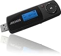 Archos Key MP3-Player 4 GB (FM Radio, FM-Transmitter, Micro SDHC-Slot, USB-Stick) schwarz