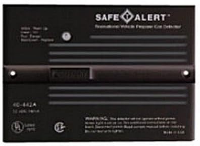 RV Trailer Camper Lp Gas Alarm Flush Mount Black SAFE T ALERT 40-442-P-BL