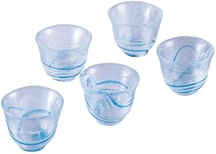 津軽びいどろ 渦シモ 冷茶5客セット FS-75555