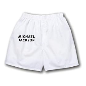 White Boxer Short with Michael Jackson
