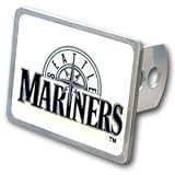 Seattle Mariners Large Zinc Trailer Hitch Cover - MLB Baseball Fan Shop Sports Team Merchandise