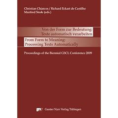 Von der Form zur Bedeutung: Texte automatisch verarbeiten/From Form to Meaning: Processing Texts Automatically