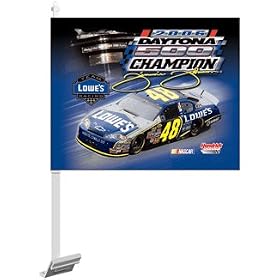 #48 Jimmie Johnson 2 sided Car Flags - Nascar Lowes Racing from Clothing & Gear