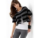 BCBGMAXAZRIA Striped Cropped Cardigan Sweater at BCBG MAX AZRIA