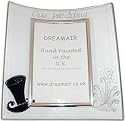 Wedding Day Gift Bride/Groom Portrait Picture Frame