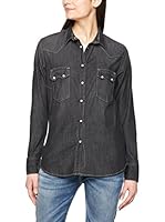 Meltin Pot Camisa Vaquera (Azul Oscuro)