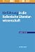 Einf�hrung in die italienische Literaturwissenschaft