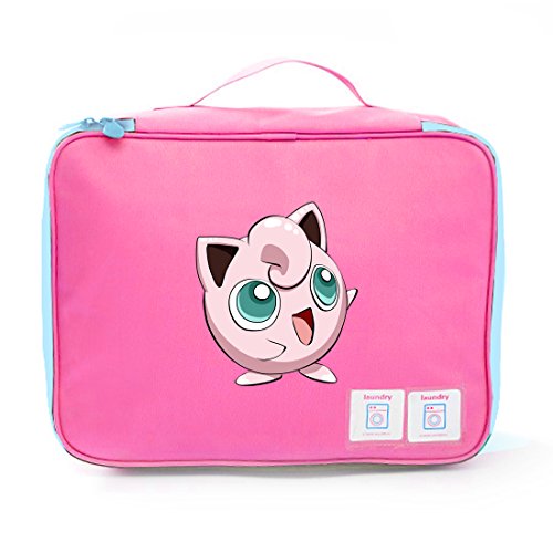 Aoapp Cartoon Pokemon Jigglypuff Oxford Portable Storage Bags Travelling Cosmetics Organize Bag