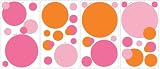 Wallpaper Supplies: RoomMates RMK1095SCS Wallpockets Pink Peel & Stick Appliques