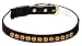 Kitchen & Housewares : Pet Supply Imports - Brown w/Amver Stones Velveteen Jeweled Break Away Cat Collars Siz 10
