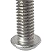 Fastenere Button Head Socket Cap Screws - 8-32 x 1 (50 Pack) Stainless Steel 18-8, Full Thread, Bright Plain Finish, Corrosion-Resistant, Machine Thread, Easy to Install w/Allen Socket Drive