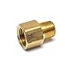FasParts 1/2 Female NPT FPT FIP to 3/8 Male MPT MIP Brass Pipe Adaptor Fitting Fuel / Air / Water / Boat / Gas / Oil WOG by FASPARTS