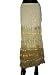 Women Cosmic Latte with Mode Beige Gypsy Long Tier Cotton Skirt