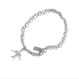 787 Dreamliner Sterling Silver Bracelet