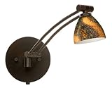 Besa Lighting 1WW-1858CE-BR Divi Swing Arm Wall Sconce