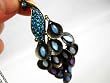 Retro Peacock Crystal Necklace Pendant Jewelry Vintage Style with a Cute Gift Bag