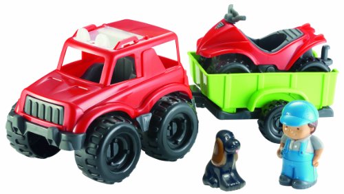 Ecoiffier 3216 - Gel&auml;ndewagen mit Quad