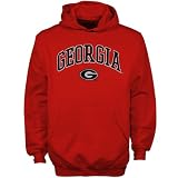 Georgia Bulldogs Youth Red Tackle Twill Hoody Sweatshirt