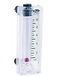 Dwyer Mini-Master Series MMF Flowmeter, Range 0.1-1 SCFH Air, Top Mount Valve