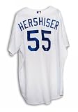 Autographed Orel Hershiser Los Angeles Dodgers White Majestic Jersey
