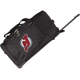 Denco Sports Luggage New Jersey Devils 27" Rolling Duffel (Black)