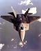YF-22 Fighter (In Sky) Art Poster Print - 13x19