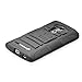 Fosmon STURDY Shock Absorbing Dual Layer Hybrid Holster Cover Kickstand Case for LG G3 - Retail Packaging (Black)