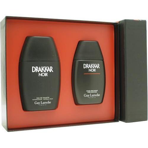 Drakkar Noir By Guy Laroche For Men. Set-edt Spray 3.4 OZ  &  Aftershave Balm 3.4 OZ