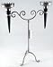 Large Antique Style Iron Candle Stand