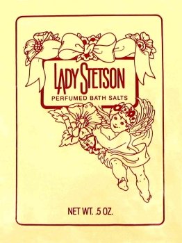 LADY STETSON by Coty Perfumed Bath Salts 1/2 oz for Women