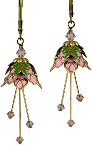 "Fire Sprite" Earrings By No Monet