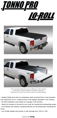 2005 - 2011 Dodge Dakota - TonnoPro Lo-Roll - Roll Up Tonneau Cover - 5'3" Bed