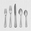Lenox Swedish Lodge Stainless-Steel 5-Piece Place Setting, Service for 1