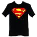 Search : Superman Logo Mens T-Shirt (Black)