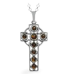 Sterling Silver Celtic Cross Pendant 18