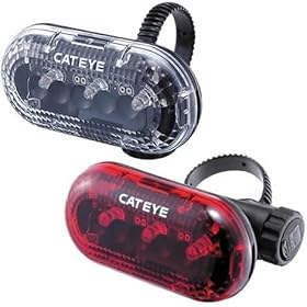 Cateye LD130 Front and Rear Light Set
