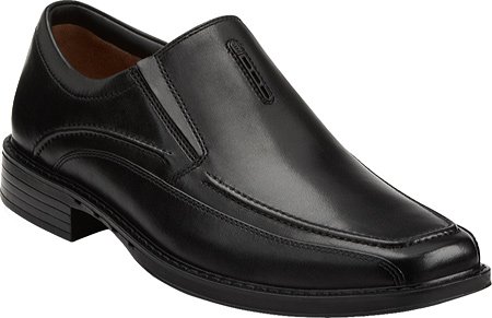 Clarks Men's UN.EDWARD Slip-On,Black Leather,10 M US